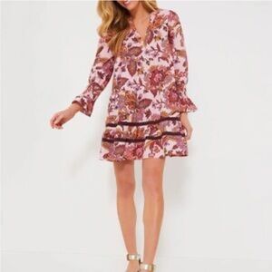 NEW Tuckernuck Sunset Cintz Kenzie coverup Floral  Dress sizes XS,S, M
